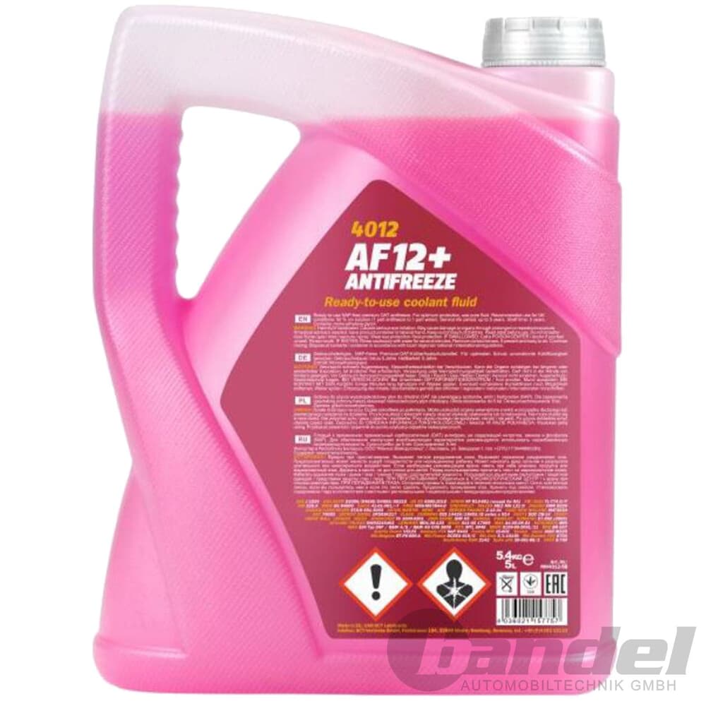 1,45€/1L] 20 Liter Antifreeze AF12+ Kühler Frostschutz bis -40°C für G12+/  plus