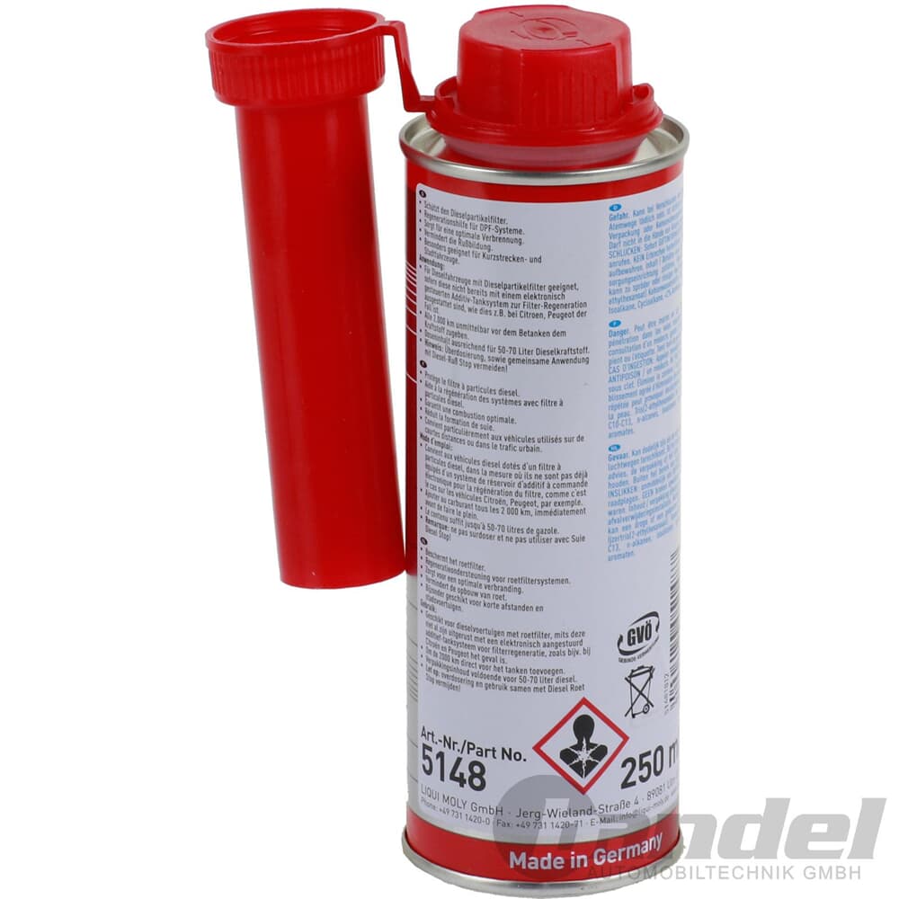 2x Liqui Moly 5148 Diesel Partikelfilter Reiniger DPF Schutz Additiv Pflege