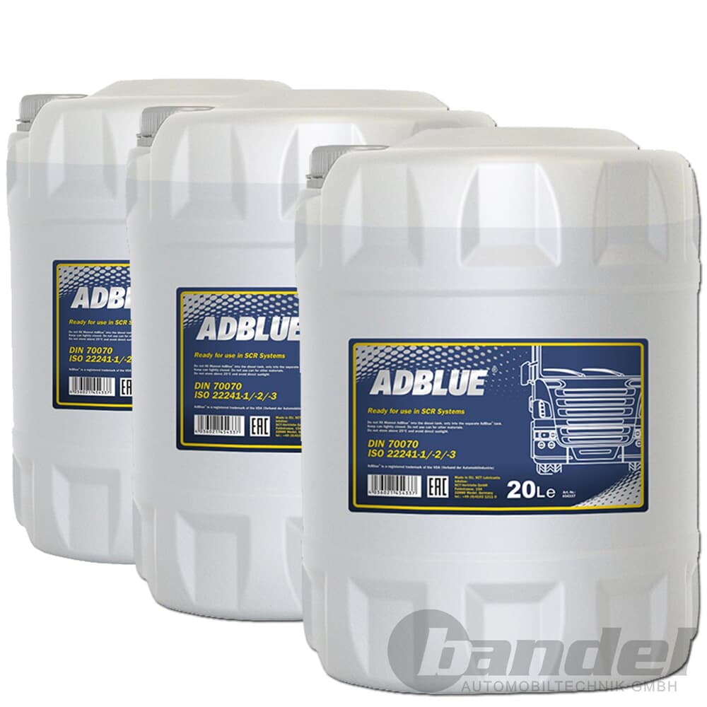 AdBlue® Harnstofflösung für alle Dieselmotoren gemäß ISO 22241/1 DIN 70070  VDA zugelassen für SCR-Abgasnachbehandlung - 5 Liter Kanister - CRAFTMAX