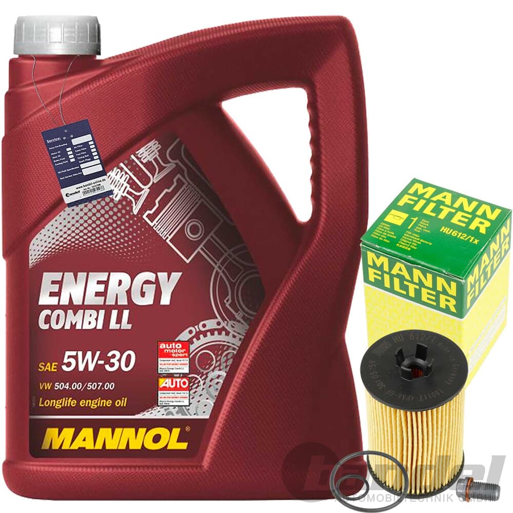 MANNOL Energy Combi LL 5W-30 API SN/CF Motorenöl, 1 Liter