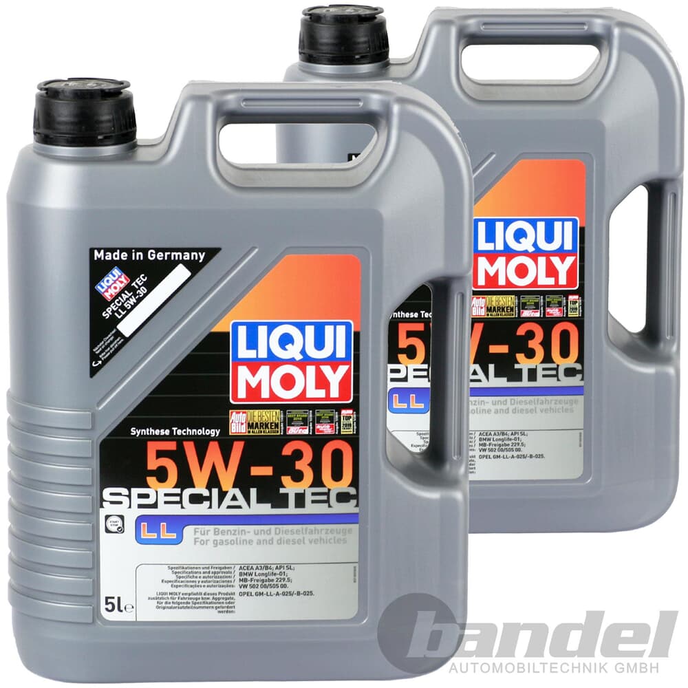 Ölwechsel Set 5L 5W30 Öl Motoröl LIQUI MOLY + HENGST Ölfilter +  Ablassschraube