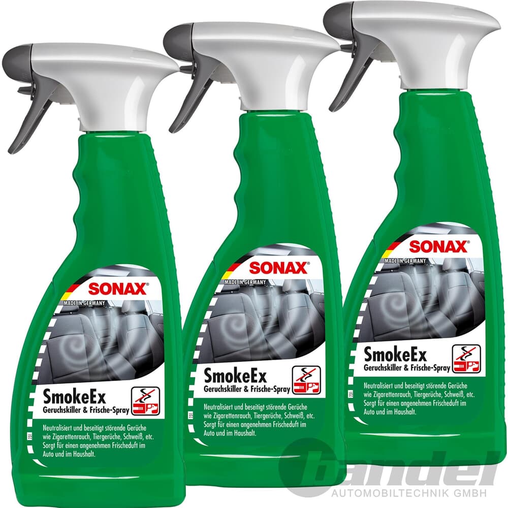 SONAX SmokeEx Geruchskiller & Frische-Spray Geruchsentferner 500ml 292241