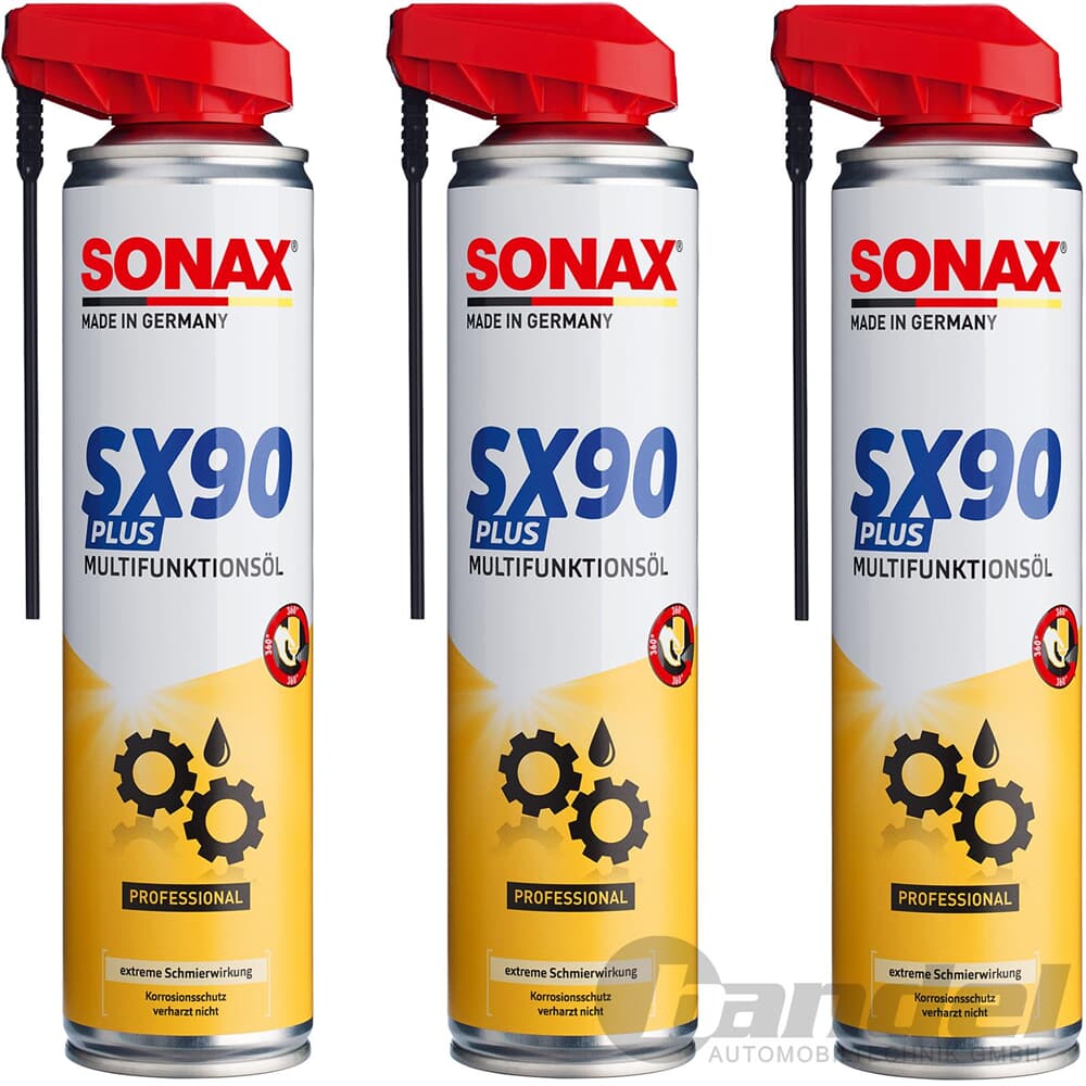 Sonax SX90 Plus Multifunktionsöl löst festgerostete Teile und schützt vor  erneuter Korrosion