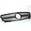 DIAMANTGRILL KÜHLERGRILL SCHWARZ CHROM für MB W176 FACELIFT A250 AMG PAKET 15-18