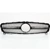 DIAMANTGRILL KÜHLERGRILL SCHWARZ CHROM für MB W176 FACELIFT A250 AMG PAKET 15-18