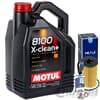 MEYLE ÖLFILTER+MOTUL 5W30 ÖL passend für 3er E90 91 92 93 F30 1er F20 F21 MINI