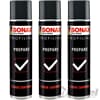 3x 400 ml SONAX PROFILINE LACKPREPARE FINISHCONTROLL LACKREINIGER ENTFETTER