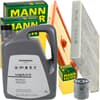 MANN INSPEKTIONSPAKET+5L ORIGINAL 0W-20 MOTORÖL passend für VW TOURAN 5T AUDI A3