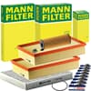 MANN FILTER FILTERSET passend für 4.8 PORSCHE CAYENNE 9PA S+GTS 385+405 PS